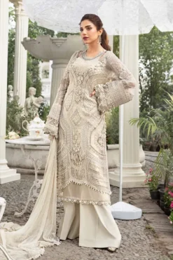 Maria.B Embroidered Chiffon Suit